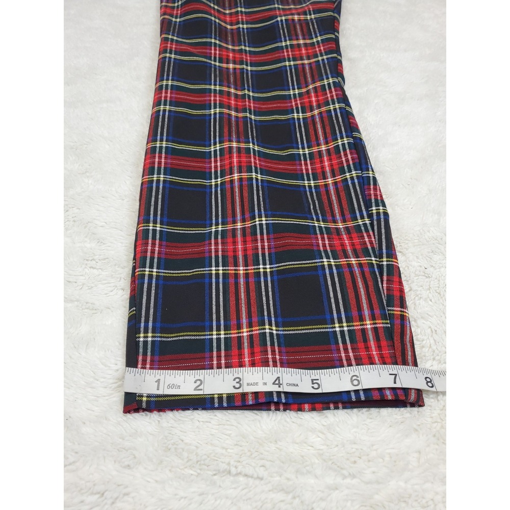 NWT Jones New York Black Red Plaid Pant 1X Academia Office Classic Plus Size - Picture 7 of 10
